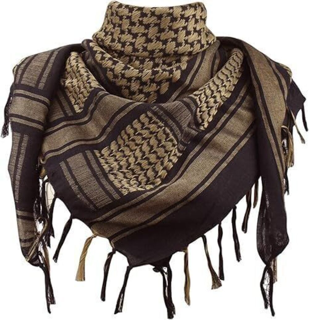 2668 Cotton Shemagh Tactical Military Scarf Palestine Scarf Keffiyeh Head